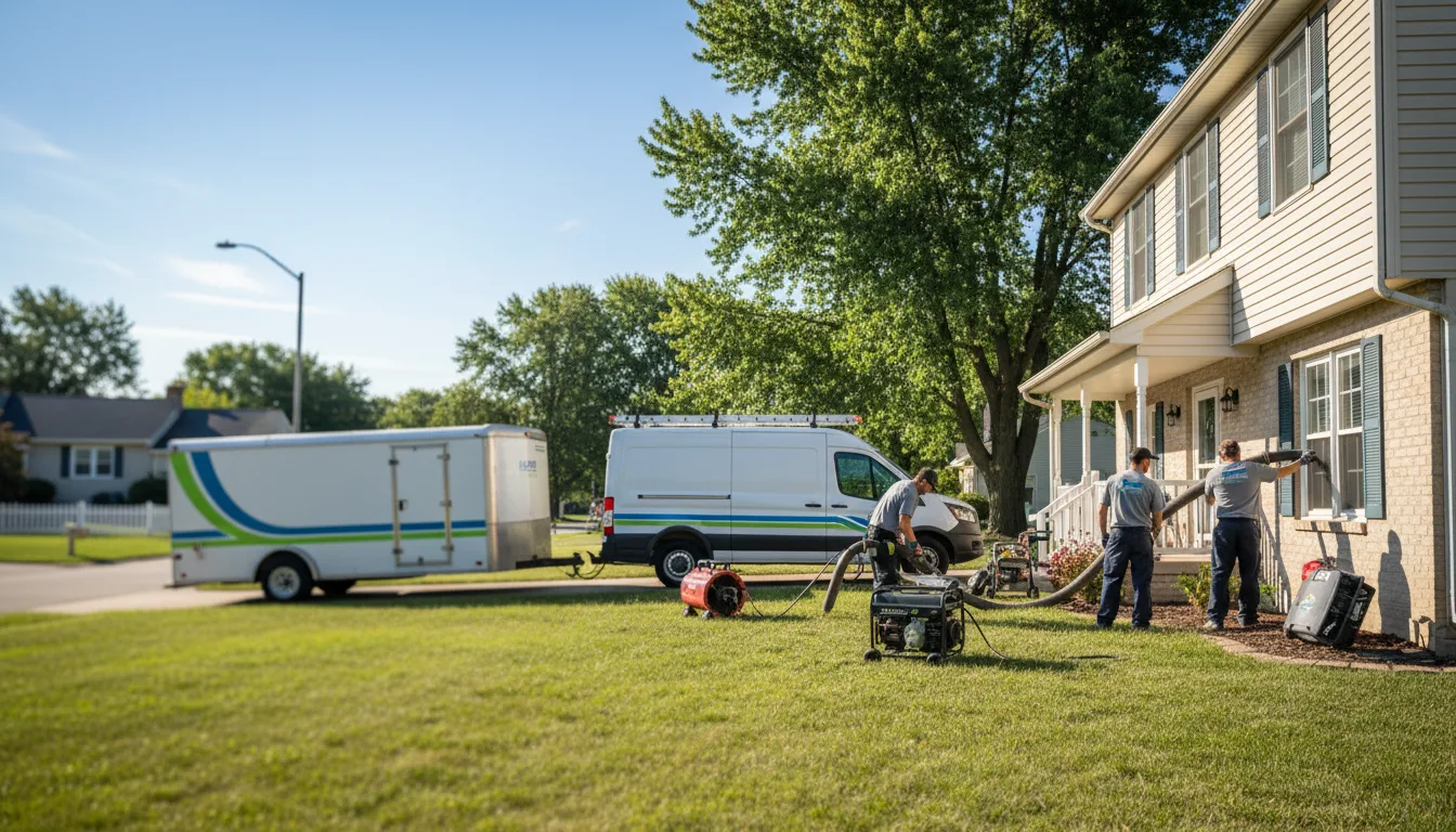 Flooded Basement Restoration And Cleanup With Repair in Rockwood, IL near me